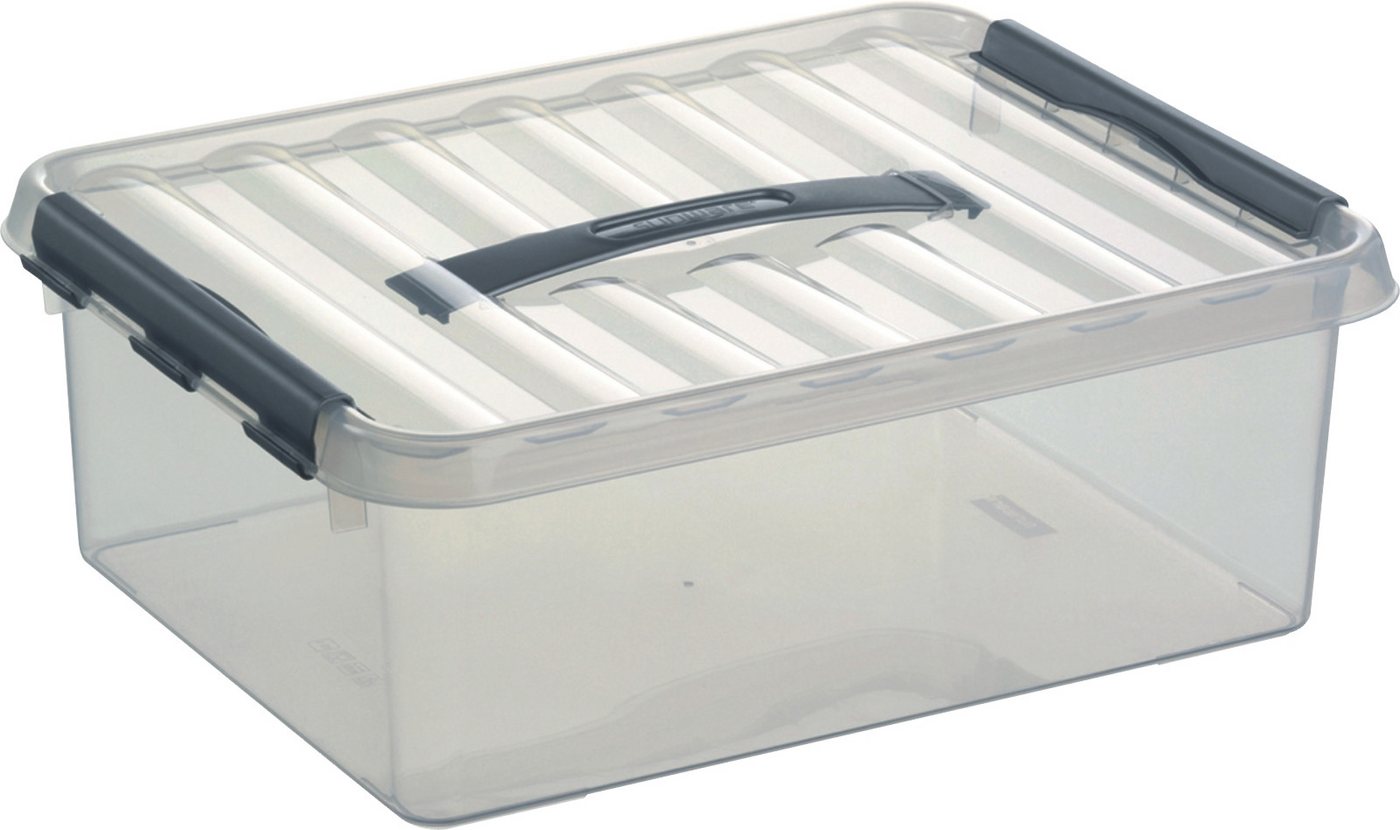 Sunware Aufbewahrungsbox Aufbewahrungsbox mit Deckel 12 Liter 300x140x400mm transparent Sunware Aufbewahrungsbox Aufbewahrungsbox mit Deckel 12 Liter 300x140x400mm transparent von Sunware