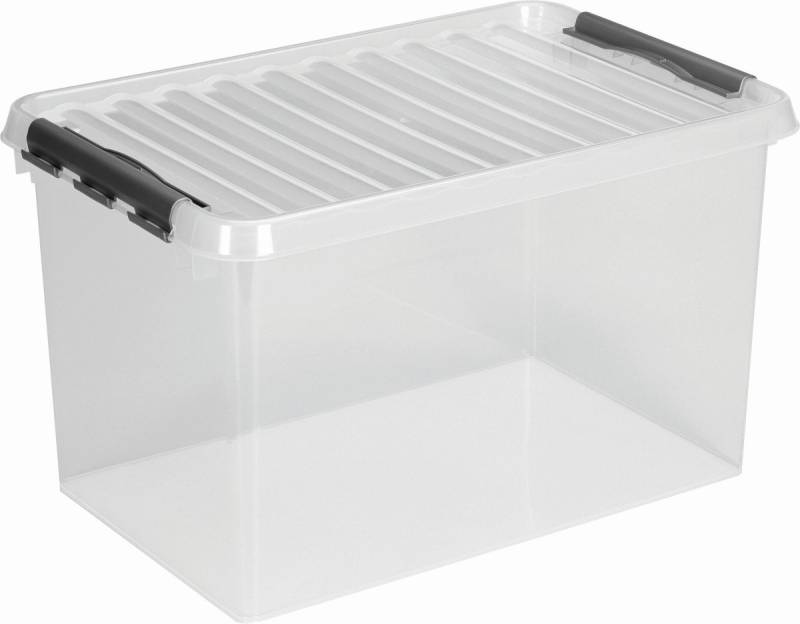 Sunware Aufbewahrungsbox Aufbewahrungsbox mit Deckel 72 Liter Kunststoff 400x600x420mm transpar von Sunware