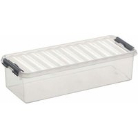 Sunware - Aufbewahrungsbox Q-Line 3,5L transparent 38,5 x 14,1 x 9,3 cm Boxen, Körbchen & Kisten von Sunware