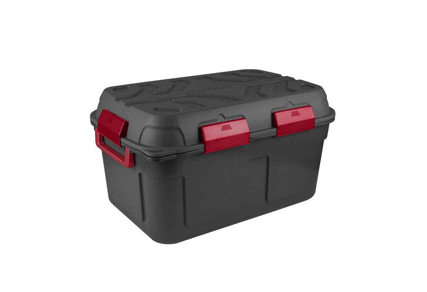 Sunware Aufbewahrungsbox SAFARI schwarz wasserdichte Aufbewahrungsbox 130 Liter Griff Rollen von Sunware