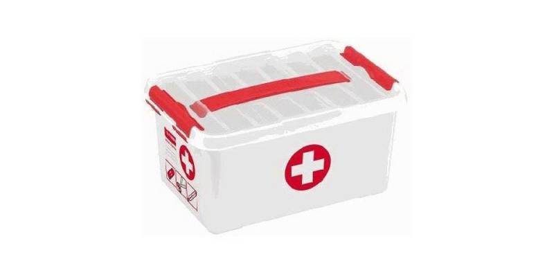 Sunware Aufbewahrungsbox Sunware ErsteHilfe-Box inklusive Deckel 6 L 30 x von Sunware