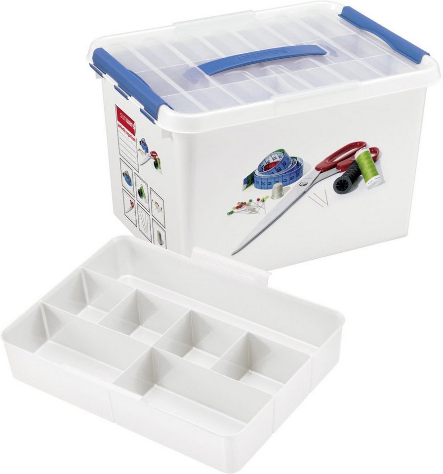 Sunware Aufbewahrungsbox Sunware Nähbox Q-Line inklusive Deckel 22L 40 x 30 Sunware Aufbewahrungsbox Sunware Nähbox Q-Line inklusive Deckel 22L 40 x 30 von Sunware