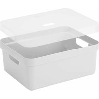 Sunware - Aufbewahrungsbox mit transparentem Deckel 24 Liter Sigma Home von Sunware