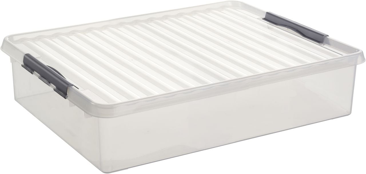 Sunware Bettbox Q-Line 60L transparent 80 x 50 x 18 cm von Sunware