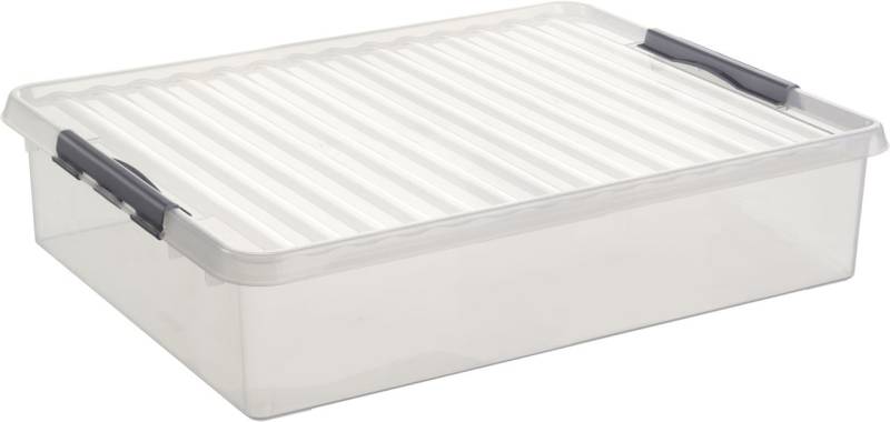 Sunware Bettbox Q-Line 60L transparent 80 x 50 x 18 cm von Sunware