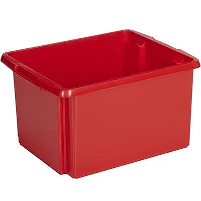 Sunware – Nesta Aufbewahrungbox ohne Bezug – 32 L, 45,5 x 36 x 24 cm – rot von Sunware