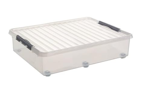 Sunware Q-Line Rollbox, Kunststoff, durchsichtig, 60 Litre von Sunware