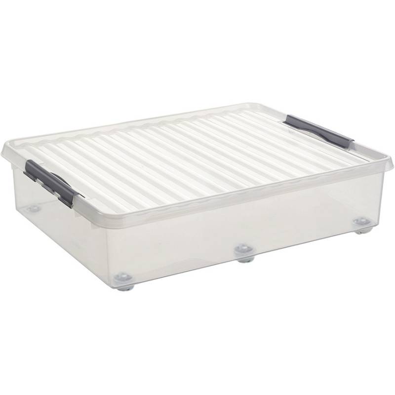 Sunware Rollerbox  Q-line 60L transparent metallfarbig 80 x 50 x 20 cm von Sunware
