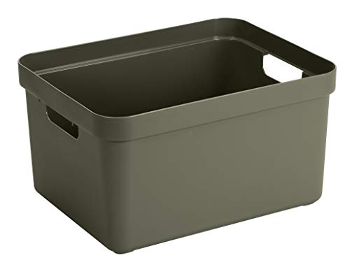 Sunware Sigma Home Aufbewahrungsbox 32 Liter Farbe, dunkelgrün, One Size von Sunware