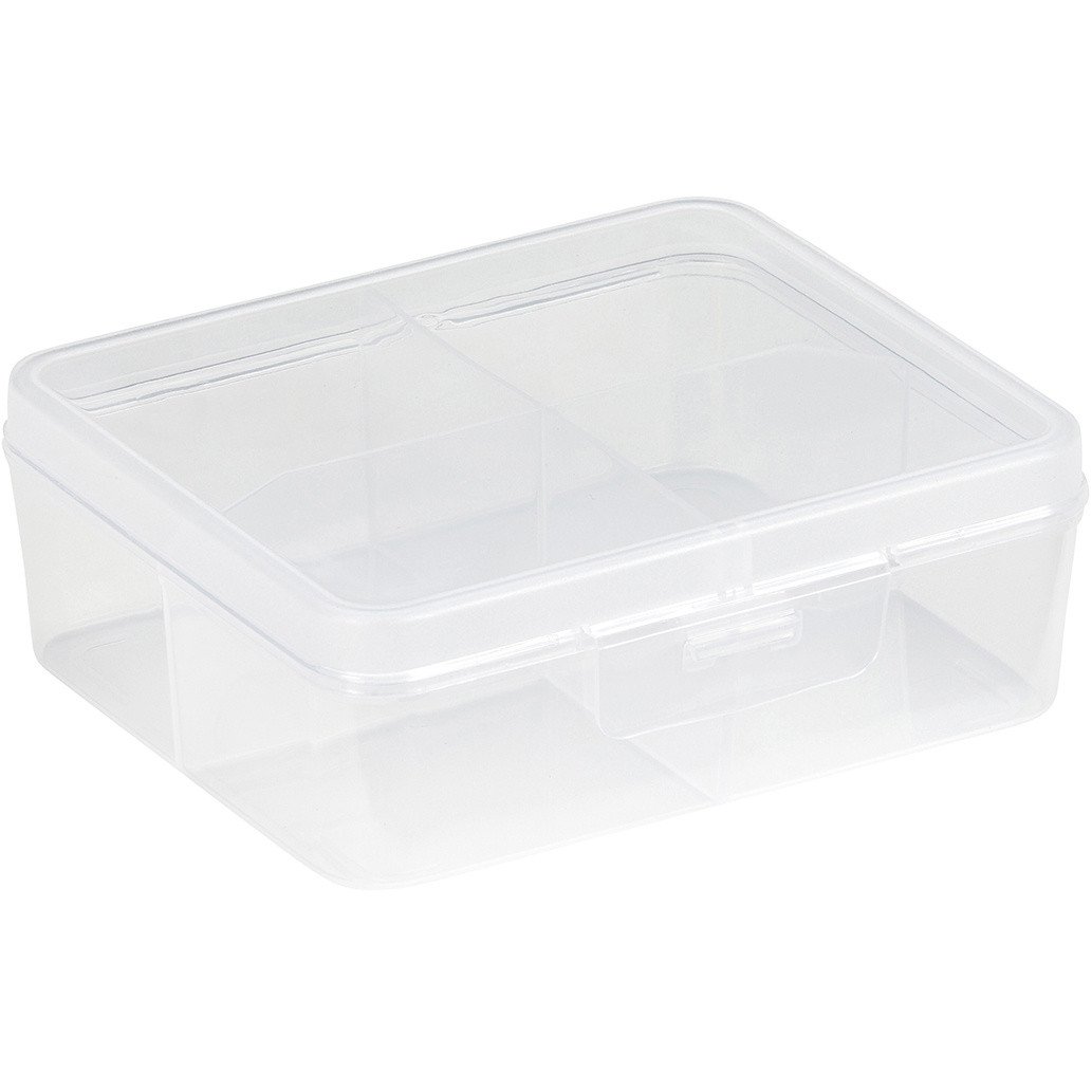 Sunware Sortierbox Q-Line 4 Fächer 14,6 x 13 x 53 cm von Sunware