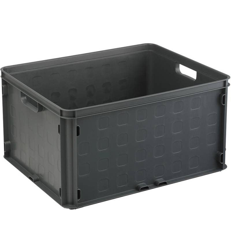 Sunware geschlossene Aufbewahrungsbox Square 52L anthrazit 50 x 40 x 26 cm von Sunware