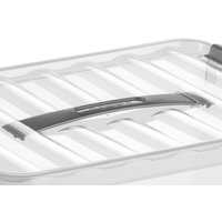 sunware® Aufbewahrungsbox Q-line 15,0 l - 40,0 x 30,0 x 18,0 cm transparent von sunware®