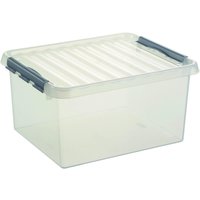 sunware Aufbewahrungsboxen Helit Box 36 L Q-Line 36,0 l - 50,0 x 40,0 x 25,5 cm transparent von Sunware