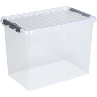 sunware® Aufbewahrungsbox Q-line 62,0 l - 60,0 x 40,0 x 34,0 cm transparent von sunware®