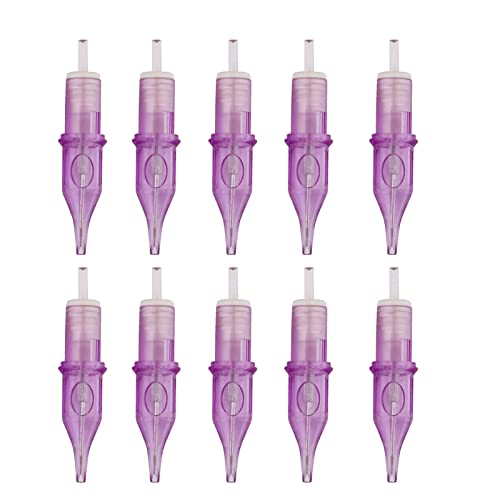 Sunydog 10 stücke 7RM Tattoo Patrone Nadeln Rohre Hand Poke Sterilisierte Nadel Zubehör Kit Set Tattoo Zubehör für Anfänger Künstler Tragbar von Sunydog