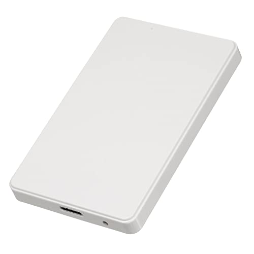 Sunydog 2,5-Zoll-Festplattengehäuse USB3.0 Externes HDD/SSD-Gehäuse SATA-Festplattengehäuse Werkzeugloses Design Einfache Installation ABS-Gehäuse Weiß von Sunydog