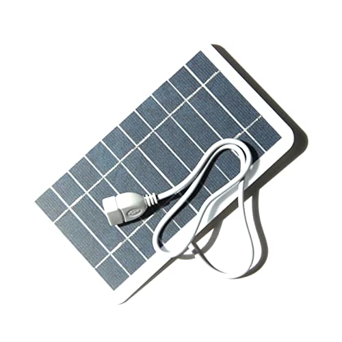 Sunydog 2W 5V Kleines Solarpanel mit USB DIY Monokristalline Silizium Solarzelle Wasserdicht Camping Tragbares Power Solar Panel für Power Bank Handy von Sunydog