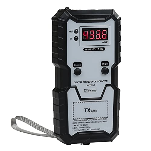 Sunydog Autoschlüssel Infrarot-Frequenztester 100M-1GHZ 4-Bit-Digital-Elektronik-Infrarot-Frequenzzähler-Testgerät mit Beleuchtungsfunktion von Sunydog