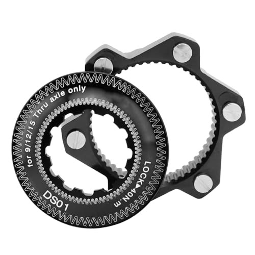 Sunydog Bike Bremscenter -Scheibenscheiben -Rotor Adapter Set Aluminiumlegierung Accessory Mountain (Schwarz) von Sunydog