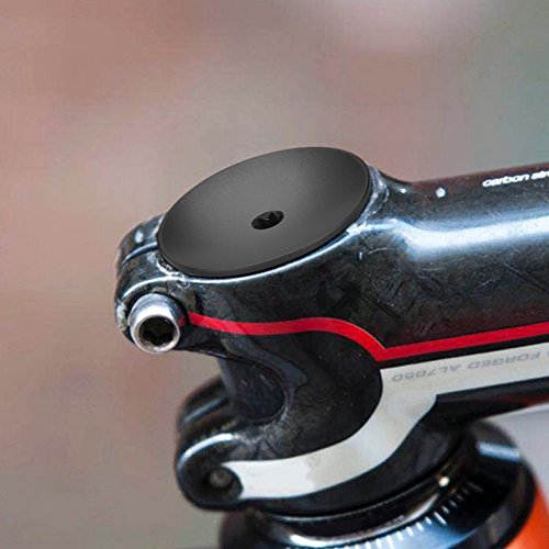 Sunydog Bike Cap Aluminiumlegierung Im Lenker Grip -End -Stecker, Integriertes Design Mountain Fahrrad (Schwarz) von Sunydog