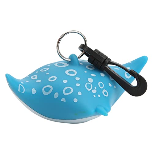 Sunydog Cartoon Fish Scuba Tauch -Mundstücksabdeckung Halter Netter Tauchregler Clip Weich - Prämienqualität, Langlebig (Blauer Dot Ray) von Sunydog