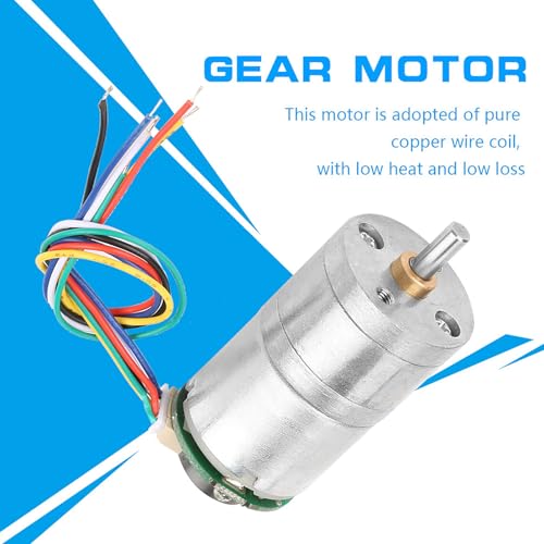 Sunydog Encoder -Metall -Getriebe Motor mit Großer Kraft mit Niedrigem Geräuschfenster Prämienqualität, Langlebig (DC12 500 U/min) von Sunydog