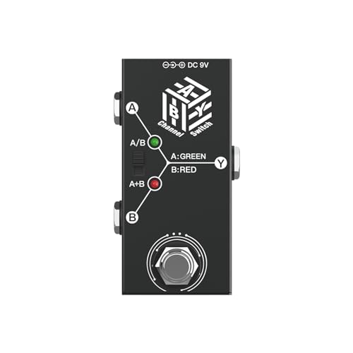 Sunydog Gitarrenpedale ABY Box Line Selector AB-Schalter Mini-Gitarreneffektpedal Bidirektionale Übertragung Metallgehäuse Anti-Rutsch-Unterstützung A/B oder A und B-Modi Sunydog Gitarrenpedale ABY Box Line Selector AB-Schalter Mini-Gitarreneffektpedal Bidirektionale Übertragung Metallgehäuse Anti-Rutsch-Unterstützung A/B oder A und B-Modi von Sunydog