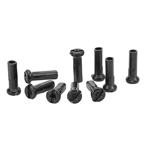Sunydog Iron Bicycle Sprach Hüte, 80pcs Mountain Road Cycling Speichen Brustwarzen 14g Speichen (Schwarz) von Sunydog