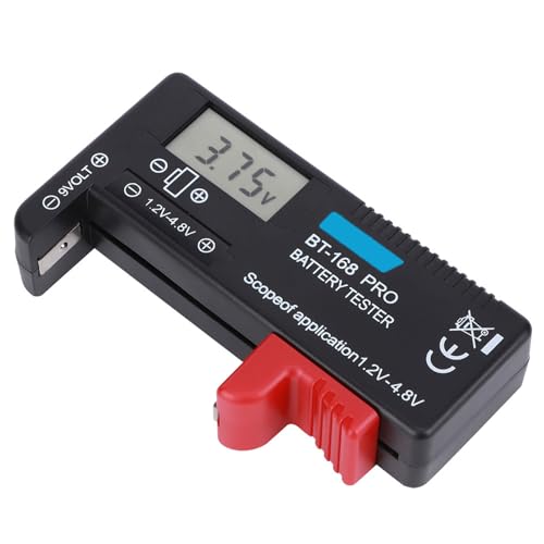 Sunydog LCD -Batterie -Tester Tragbare Kompakte Leichte Testdigitalkapazität Kleine Tastezelle von Sunydog