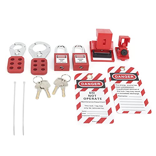 Sunydog Lockout -Tagout Multifunktionales Sicherheitsvorhängeschloss Tragbare Elektrische Aussperrung von Sunydog