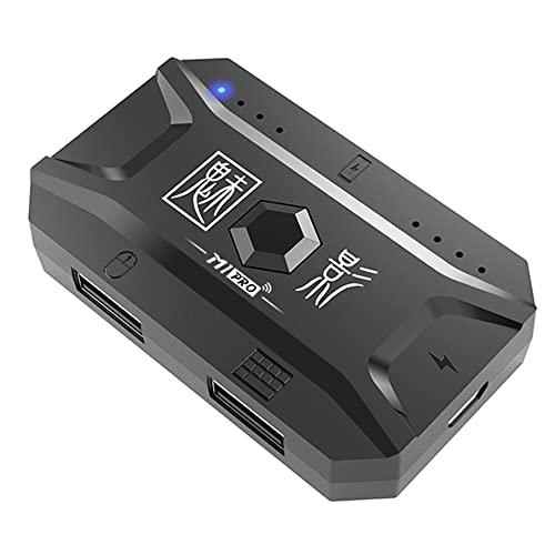 Sunydog M1 Pro Keyboard Mouse Converter Portable Mobile Game Keyboard und Mouse Adapter BT5.0 Connection Support Android iOS System von Sunydog