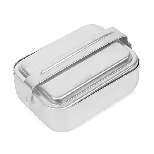 Sunydog Outdoor Mess Tin Kit Aluminium Camping Kochgeschirr Set Lunchbox Lebensmittelbehälter mit Deckel von Sunydog