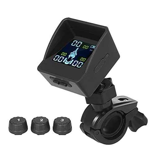 Sunydog Reifendrucküberwachungssystem TPMS Wireless Smart Tire Monitor mit 3 externen Sensoren Sunshade Auto Tire Alarm für Dreirad-Dreirad Sunydog Reifendrucküberwachungssystem TPMS Wireless Smart Tire Monitor mit 3 externen Sensoren Sunshade Auto Tire Alarm für Dreirad-Dreirad von Sunydog