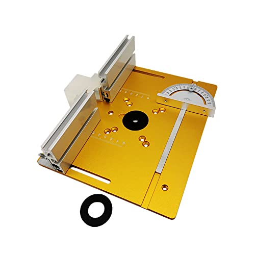Sunydog Set mit 3 Frästisch-Einlegeplatten, Aluminiumlegierung, Holzfräsen, Flip-Board, Schneidemaschine, Gravur-Hilfswerkzeug mit Gehrungslehre, Tischsäge, Holzbearbeitungsbänken Sunydog Set mit 3 Frästisch-Einlegeplatten, Aluminiumlegierung, Holzfräsen, Flip-Board, Schneidemaschine, Gravur-Hilfswerkzeug mit Gehrungslehre, Tischsäge, Holzbearbeitungsbänken von Sunydog