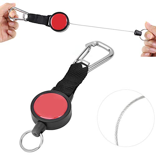 Sunydog Tauchen Dehnbar Hängende Haken Schnelle Release -Schnallen -Schnallen Accessoire Unterwasser Abenteuer (Rostfreie Stahlhalle Schnalle) von Sunydog