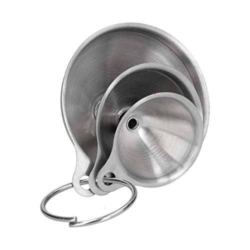 Sunydog Trichter Set Sturdy Kitchen Trichter Kleine Flaschen Öl Essig Kräuter Gewürze von Sunydog