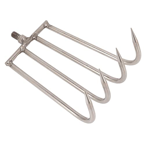 Sunydog Zähnehandscharkte, Tragbarer Wasserrake 8 -mm -Gewinde Schnittstellenfischereiströme, Teiche, (L 33x59.8cm / 13.0x23,5in) von Sunydog