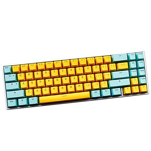 Sunzit Keycaps, 71 Keycaps Backlight Mechanische Tastatur PBT Keycaps für RK71/ RK 836 /EK871 Keyboard Keys (Keyboard von Sunzit