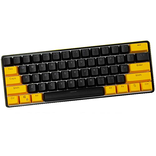 Sunzit Keycaps Gaming, 61 PBT Keycaps Backlight Mechanische Tastatur Tastenkappe für GH60 / RK61 / ALT61 / Annie/Keyboard Poker Keys (nur Keycaps von Sunzit