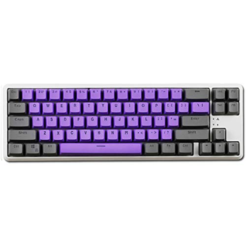 Sunzit Keycapss, 68 Keycaps Backlight Mechanische Tastatur PBT Tastenkappe für US Layout Tastatur für AJAZZ K680T / Varmilo VA68 / Magicforce 68 Keyboard (nur Tastenkappen von Sunzit