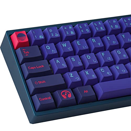 Sunzit PBT Keycaps, 159 Tasten Cherry Profile Dye Sublimation Laser Keycap mit 7U Leertaste Geeignet für ISO ANSI MX Cherry Mechanical Keyboard Sunzit PBT Keycaps, 159 Tasten Cherry Profile Dye Sublimation Laser Keycap mit 7U Leertaste Geeignet für ISO ANSI MX Cherry Mechanical Keyboard von Sunzit
