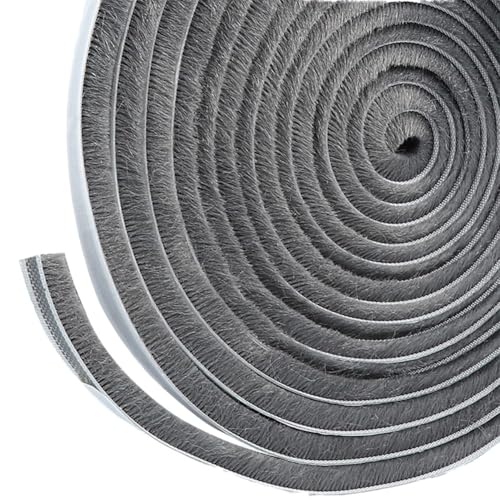 Suoumwa 10 M Selbstklebender Türdichtungsstreifen für Türfenster, 0,89 cm Breit X 0,5 cm von Suoumwa