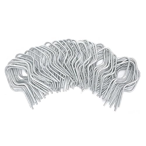 Suoumwa 100 Stück Zaunbinder Aus Verzinktem Stahl, Passend für Zaunpfosten, T-Pfosten-Zaundraht Aus Metall, Drahtbinder für Maschendrahtzäune A Suoumwa 100 Stück Zaunbinder Aus Verzinktem Stahl, Passend für Zaunpfosten, T-Pfosten-Zaundraht Aus Metall, Drahtbinder für Maschendrahtzäune A von Suoumwa