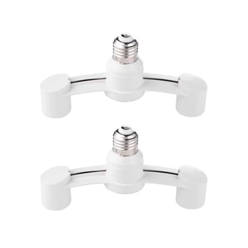 Suoumwa 2 in 1 E27 Lampen -Sockel -Splitter Dual -Head -Lampenhalter -Leichtbuchse -Adapter für Home Garage Warehouse Verwendung Suoumwa 2 in 1 E27 Lampen -Sockel -Splitter Dual -Head -Lampenhalter -Leichtbuchse -Adapter für Home Garage Warehouse Verwendung von Suoumwa