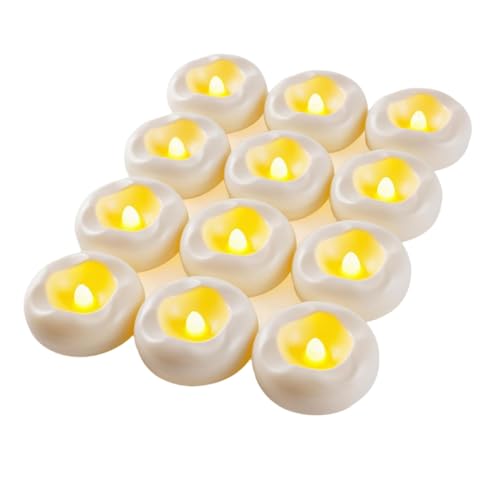 Suoumwa 200 Stunden LED Floating Candle 2-12 Pack Flameless Wasser Aktivierte Schwimmende Kerzen für Pool Decor Hochzeitsgebrauch von Suoumwa