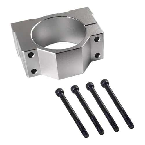 Suoumwa 65-mm-Spindelklemm-Motorhalterung, Aluminium-Halterungsklemme mit 4 Schrauben für die Motormontagehalterung der CNC-Graviermaschine von Suoumwa
