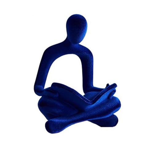 Suoumwa Abstrakte Kunst Skulptur Leser Flock Figurine Wohndekorationen Moderne Skulptur Kunst & Schreibtisch-Accessoires A von Suoumwa