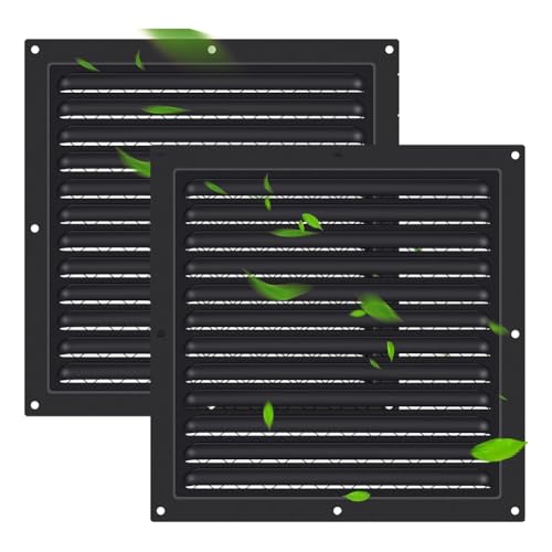 Suoumwa Für Home Garage für Häuser Wandentlüftung mit Bildschirmabdeckung 2 Stcs 10 "X 10" Dachbodenlüftungsschuppen Lüftungsschlitze Giebelschlitze Suoumwa Für Home Garage für Häuser Wandentlüftung mit Bildschirmabdeckung 2 Stcs 10 "X 10" Dachbodenlüftungsschuppen Lüftungsschlitze Giebelschlitze von Suoumwa