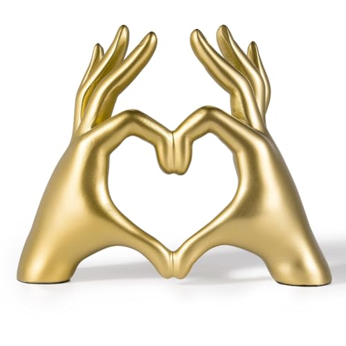 Suoumwa Gold Zimmerdekor für Schlafzimmer Liebesdekorationen Home Verfälschung Knacks Regale von Suoumwa
