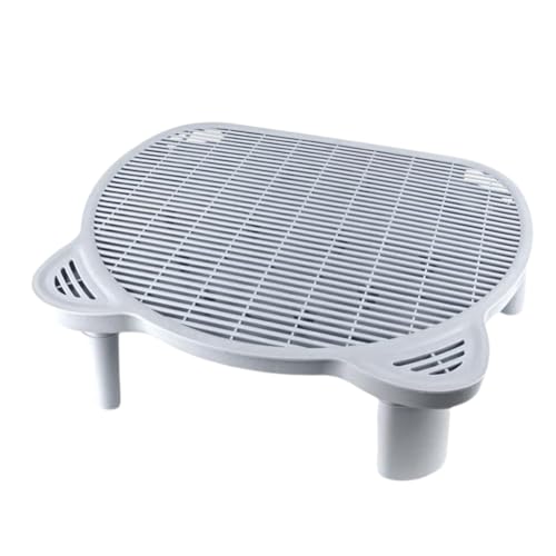 Suoumwa Katzentoilette Stufe Rampe für Katzen Erhöhte Doppelschicht mit Filterfunktion für Senior Cat Easy Access von Suoumwa